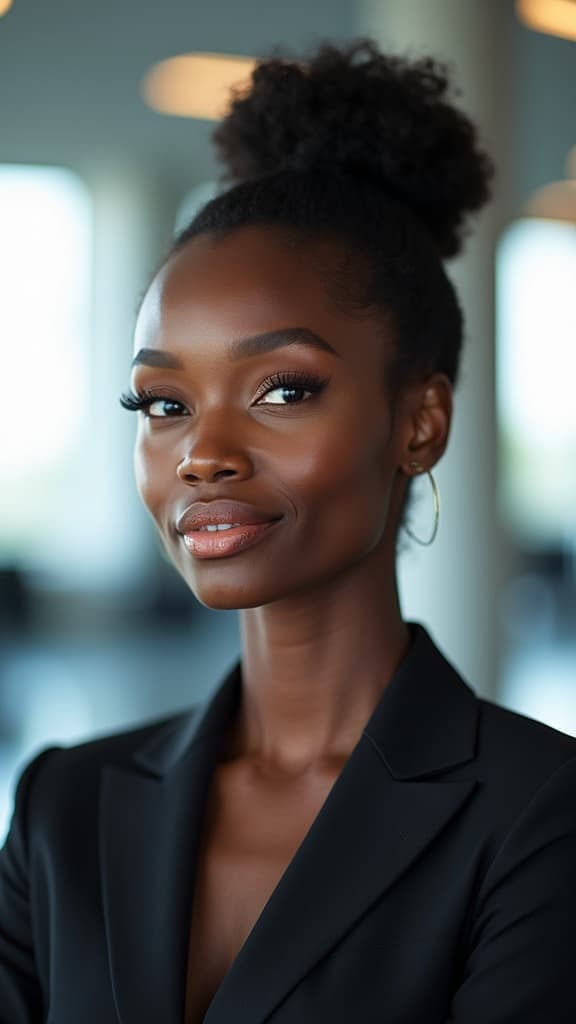 Professional AI-generated executive headshot for women - Example 3. Business-grade professional photo perfect for leadership positions, company websites, and executive branding.