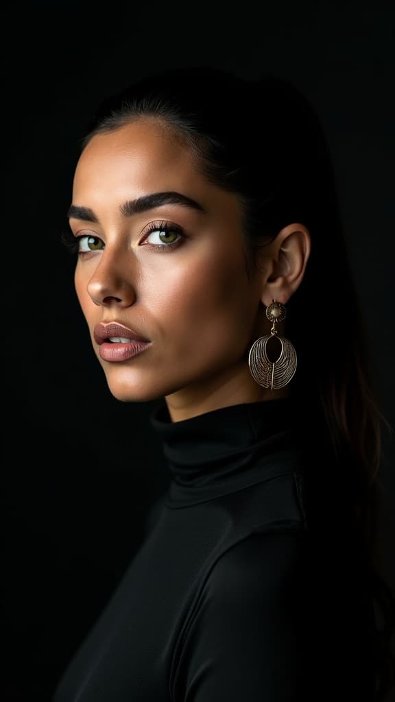 Professional AI-generated model headshots for women - Example 3. Fashion industry-quality headshots perfect for modeling portfolios and casting calls.
