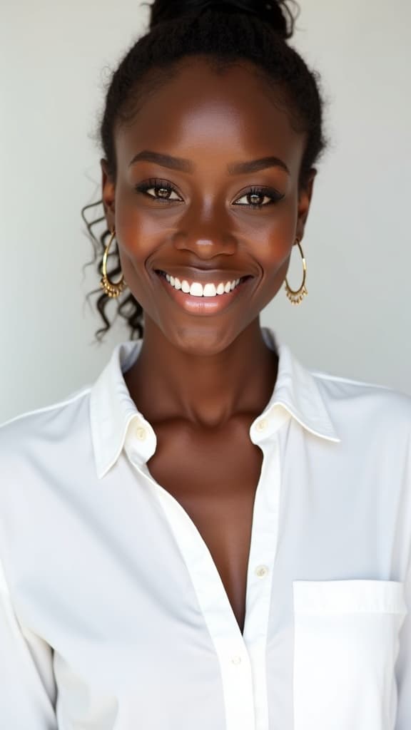 Professional AI-generated model headshots for women - Example 4. Fashion industry-quality headshots perfect for modeling portfolios and casting calls.