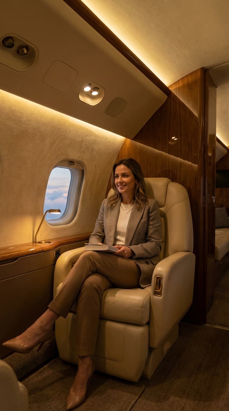 Luxury Lifestyle example: Private Aviation