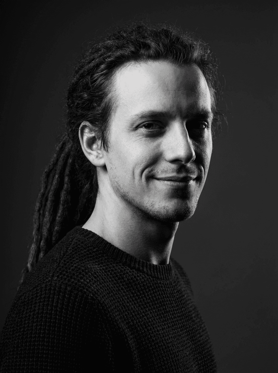 Example Classic B&W portrait