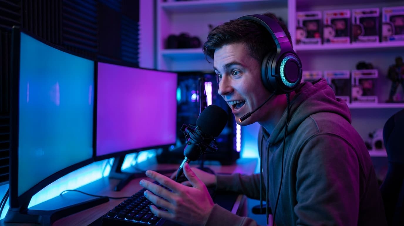 YouTube & Streaming example: Gaming Setup